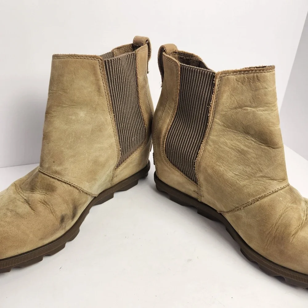 Sorel Joan Of Arctic Wedge II Boots Light Green Size 10.5 - Picture 7 of 10